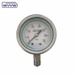 2.5" Stainless Steel Bottom Oil Filled Gauge High Pressure Manometer