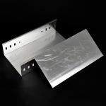3m Length 50mm Width Silver Slotted Trough Type Cable Tray For Cable Management