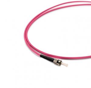 Wholesale Fiber Optic Patch Cord/ST/UPC-ST/UPC Multimode OM4/ Simplex/3.0mm/ LSZH/PVC/ Violet from china suppliers