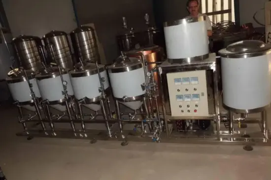 Home Brewing Simplified Semi-automatic Control System 450 KG Beer Brewing Equipment