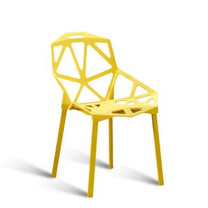 Wholesale Multi Colored Plastic Dining Chairs , Hollow Plastic Restaurant Chairs from china suppliers
