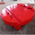 50 Ton Industrial Turnplate Cable Power Supply Railway Transfer Cart