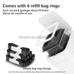 HDPE / HDPE Biodegradable Black Bin Bags 10m Household Trash Bags
