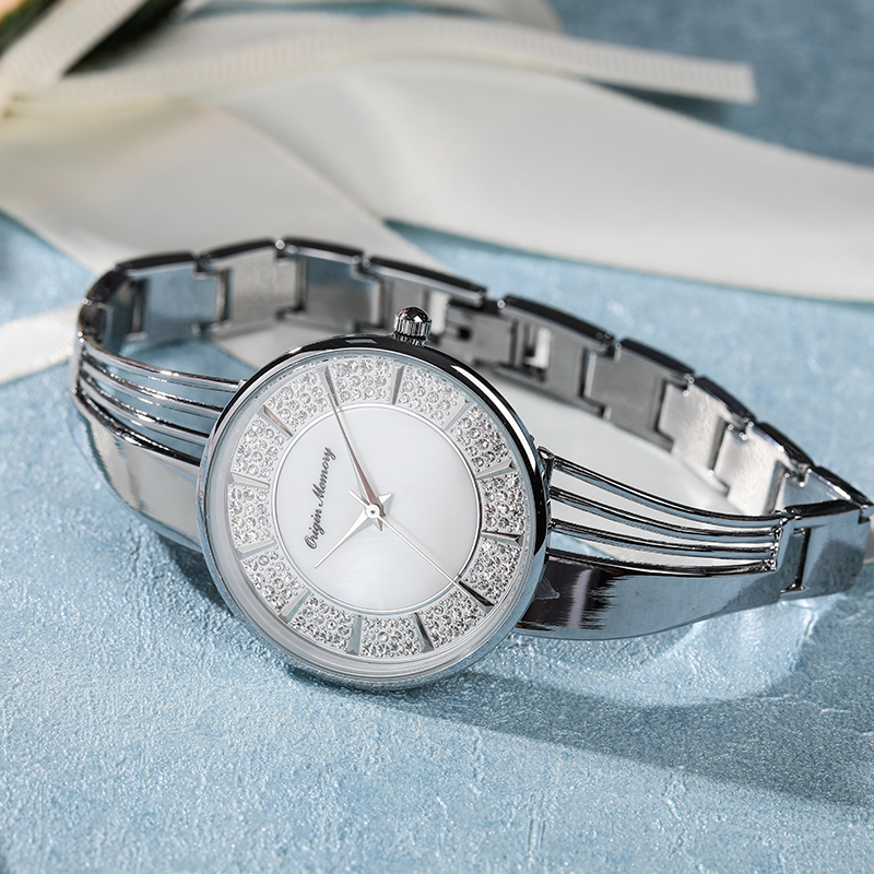 2021 Luxury Quartz Wrist Watches Customize Logo Women Alloy Watches Ladies Simple Watch Chinese Cheap Wholesale Factory