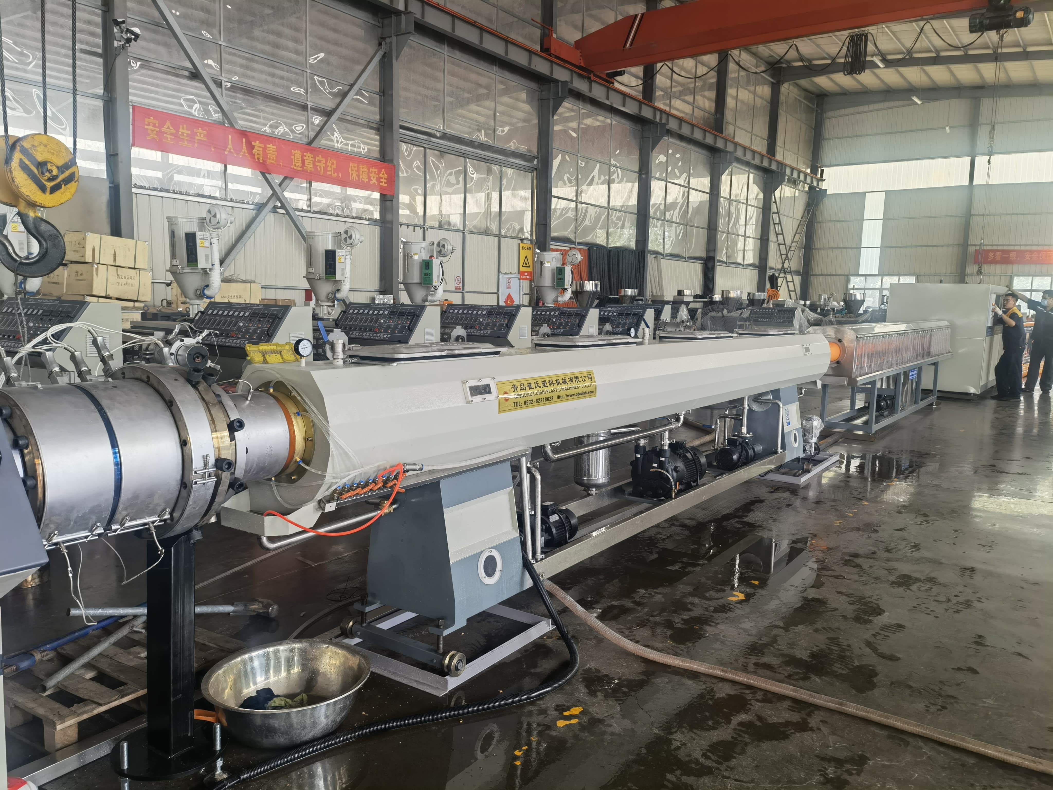 Plastic Tube Extruder Making Machine for HDPE PE PP MPP Pert PPR PVC Water Pipe Cable Conduit Production