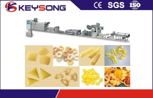 Fried Snack Food Processing Machinery , Doritos Tortilla Chips Food Production