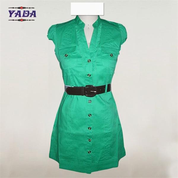 Cotton spandex cap sleeve women's clothing summer women dress ladies office wear