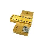Copper Flange Golden RF KA Band Power Divider In Microwave Good Directivity