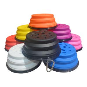 Wholesale TPE And ABS Travel Dog Collapsible Bowl For Slow Eating Dish from china suppliers