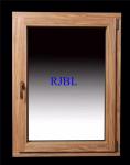 EPDM Wood Aluminum Windows With Triple Glass For Saudi Arab Market