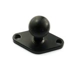 60x30mm Car Ball Mount , 0.03KGS RoHS Diamond Base Small Ball Mount