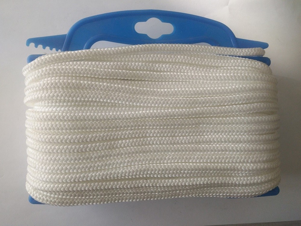 1/4'' X 65' Polypropylene Diamond Braid Cord 6mm Assorted Color