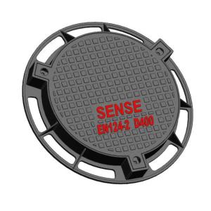 Wholesale D400 Custom Manhole Cover Round Waterproof Hard Shoulders M16x40 Bolts Accessories from china suppliers