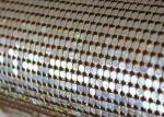4mm Gold Color Aluminum Sequin Metallic Mesh For Hotel Decoration