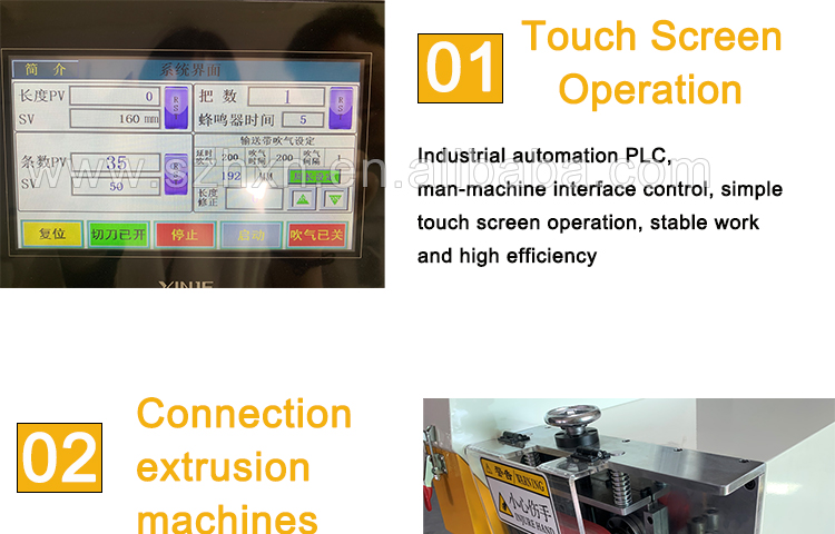 Rubber PVC Circular Tube Cutting Machine with 90 m/min Equipment Traction Efficiency
