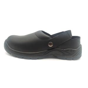 Wholesale Black Steel Toe Kitchen Shoes Unisex Restaurant Work Shoes Non Slip Clean Easy from china suppliers