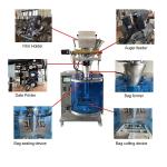 120mm Powder Pouch Packing Machine 304SS 200g Sachet Medical