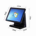 AC 100-260V Capacitive Touch POS Machine , Pos Cash Register J1900 Flat Free