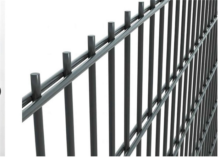 Hot Sales Twin Wire Mesh Fence Panel For Garden Fence With Peach Post