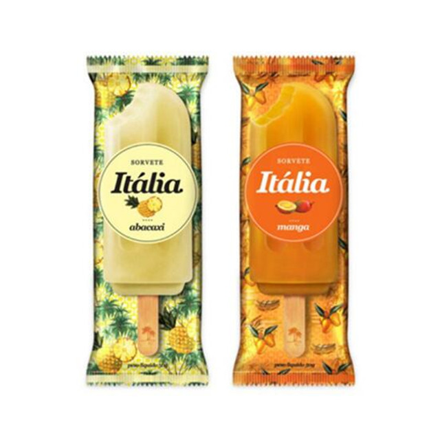 Hot Sale Custom Printed PE Heat Seal Popsicle /ice cream plastic Packaging bag
