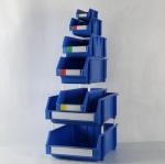 PP PE Plastic Large Small Industrial Stackable Hang Warehouse Spare Parts Tool