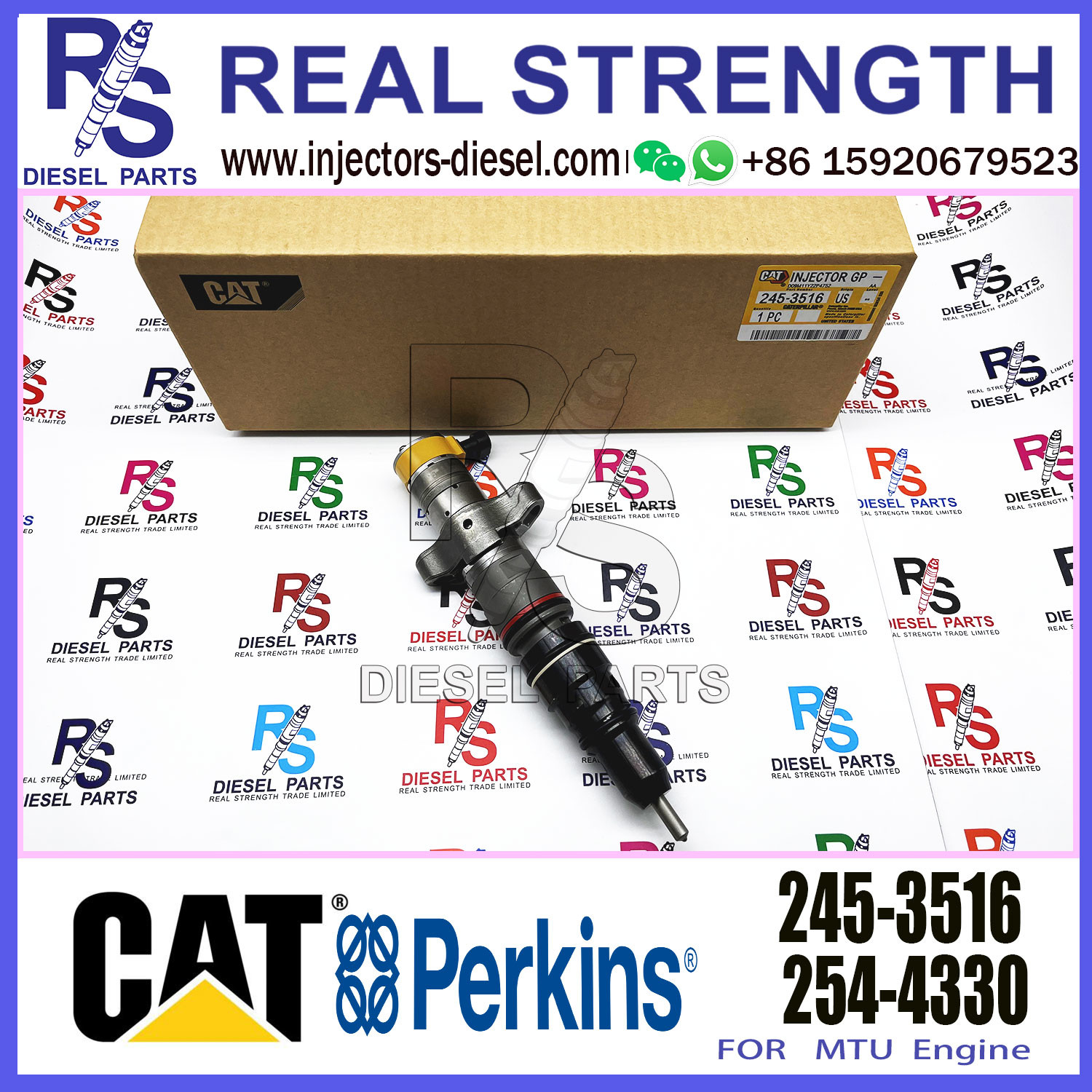 Diesel Engine Injector 245-3516 For Cat C7 C9 Injector 10r-4764 293-4067 328-2577