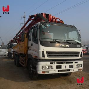 Wholesale 52M 10 Wheel Used Concrete Pump Truck With Isuzu Chassis from china suppliers