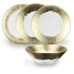 Tangson good rim Glass Plates And Bowls Artistical For Wedding