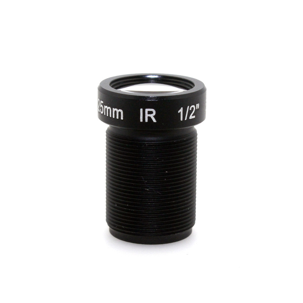 5.0Mega HD 25mm IR CCTV Lens 1/2" For HD IP AHD CCTV Camera, F2.4 M12 Mount Fixed Iris view distance upto 50 meter