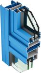 Powder Coated Aluminum Alloy Door Heat Insulation High Wear Resistance