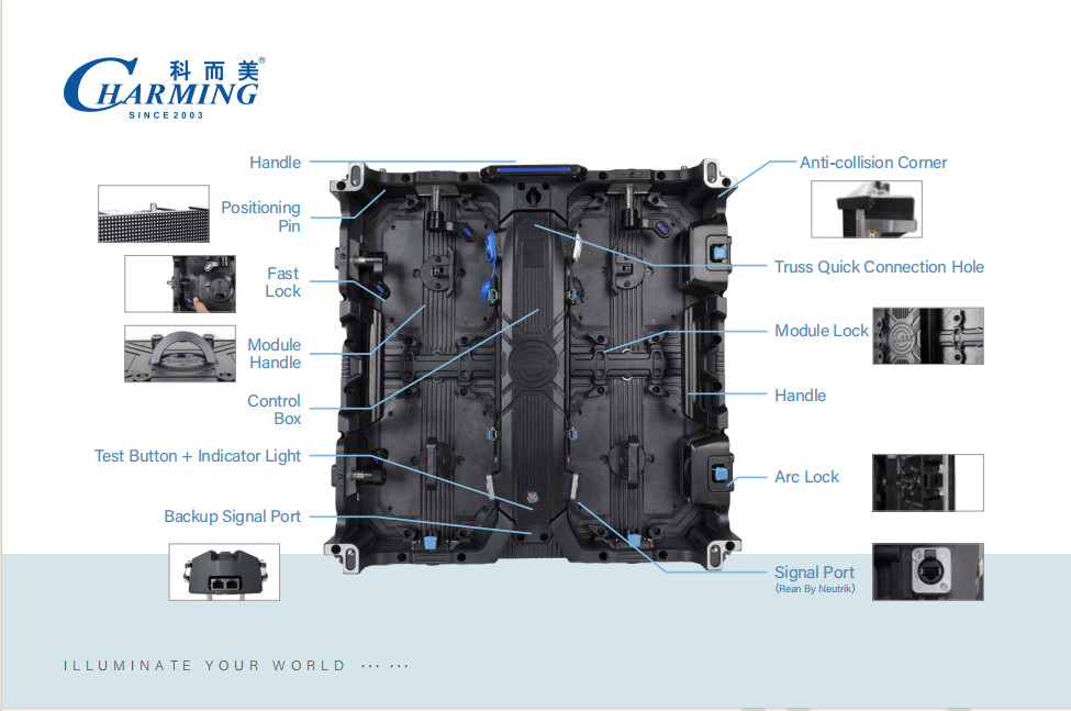 P2-P3.91 Indoor Led Display Seamless Splicing indoor led screenFor Rental