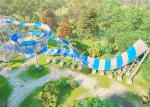 Aqua Park Water Park Slide Fiberglass Flume 2 Persons / Time Sliding Mode