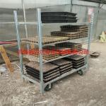 Metal Dutch Flower Cart For Flower Base Supermarket Logistics Turnover Trolley