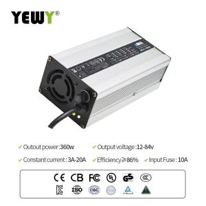 Wholesale Portable 12V 20A Lithium Battery Charger / E Scooter Charger ODM from china suppliers