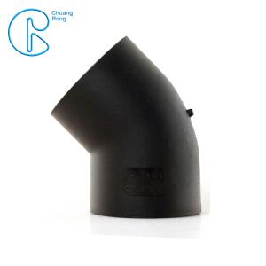 Wholesale HDPE Drainage Fittings Siphonic 88.5 Degree Elbow PN6 50mm 90mm 160mm 200mm 315mm from china suppliers