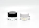 JG-F06, 3g&5g concentrate round flint glass cosmetic jar for beauty products,