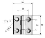 60mm Stainless Steel Cabinet Lock