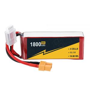 Wholesale High Capacity 11.1V 3s 1800mah Lipo Battery 160C Rc Boat Lipo Battery from china suppliers
