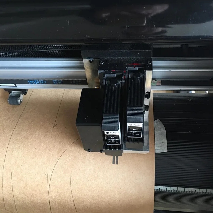 Practical Vertical Type Cutting Plotter with Contious Big Capacity H801 Ink Catridge