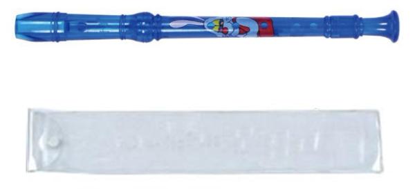 OEM 8 HOLE Cartoon Transparent German/Baroque Soprano Recorder colorful