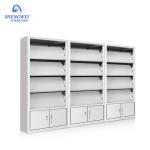 School Library Knocked Down Bookshelf Magazine Steel Shelf Rack