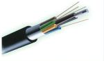 Black Outdoor Gyta Cable , 48 Core Armoured Fibre Optic Cable