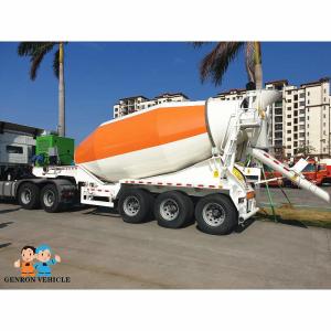Wholesale CCC Dry Bulk 3 Axles Mixer 68m3 Bulk Cement Semi Trailer Genron brand from china suppliers