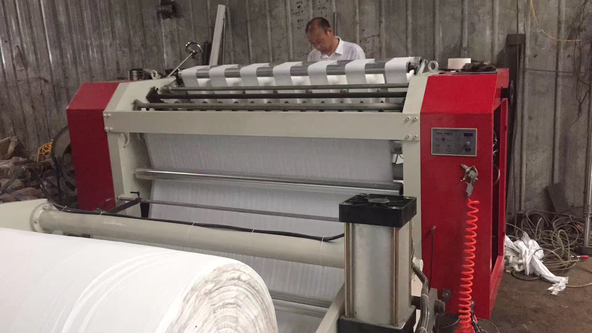110m/Min Slitting Rewinder Machine 380V , BOPP Film Turret Slitter Rewinder