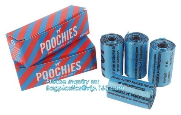 Garbage bag Dog poop bags T-shirt Plastic bag Laundry bags trash bag Nappy Sacks