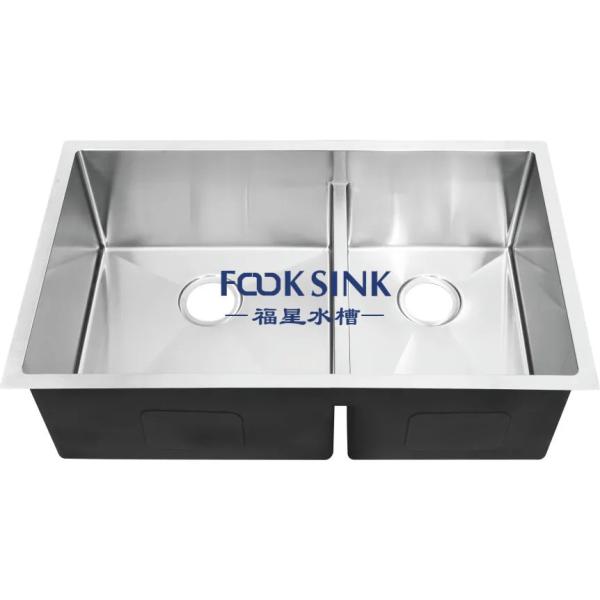 Luxury Style Stainless Steel 304 Kitchen Sink 32"x19" Undermount Double Bowl