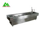 Medical Pathology Lab Equipment Stainless Steel Autopsy Table With Sink