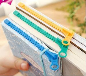 Wholesale Zipper Bookmark promotion gift from china suppliers