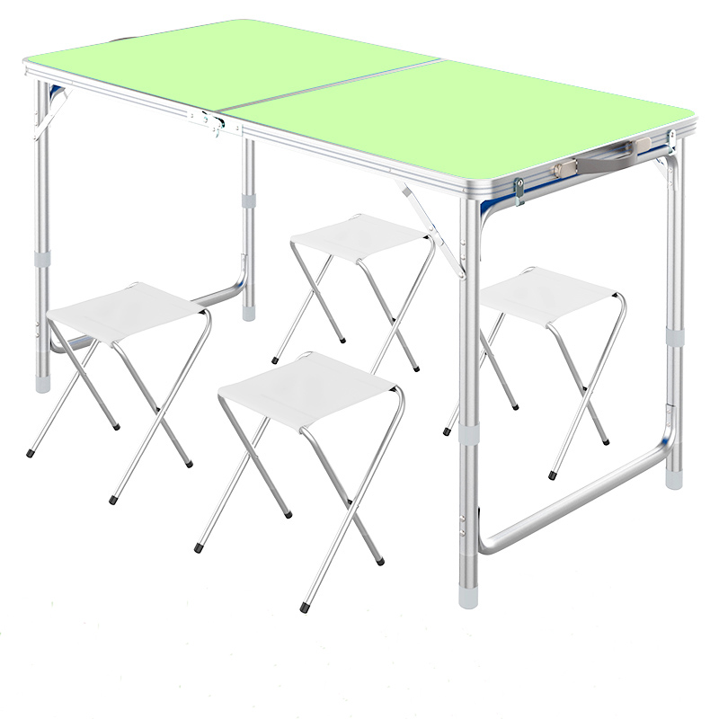 Folded Yes Outdoor Garden Farm Aluminum Suitcase Folding Lap Desk for Easy Carry