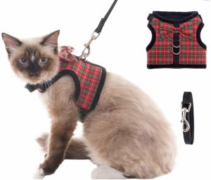 Wholesale Cute Cat Harness Collar With Heavy D Rings from china suppliers